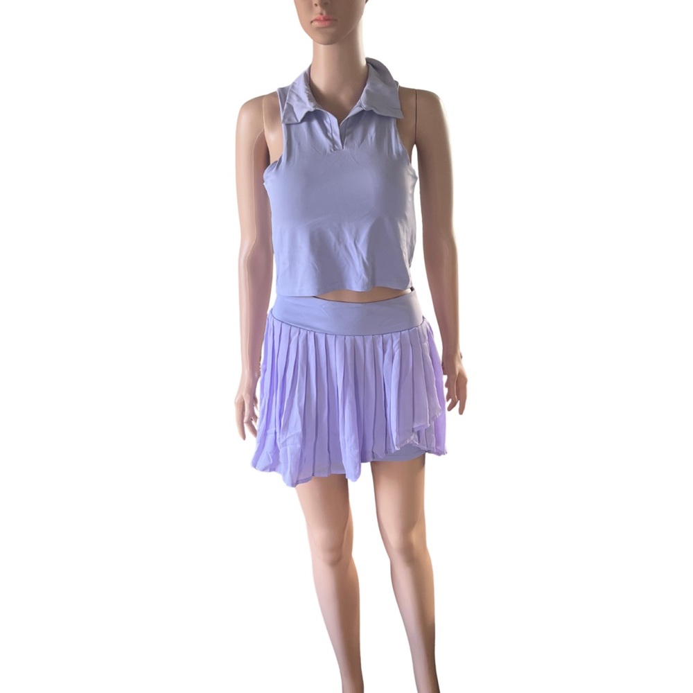 AGYMNX  Pleated Women's Tennis Skirt set